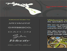 Tablet Screenshot of cyclepathhayward.com